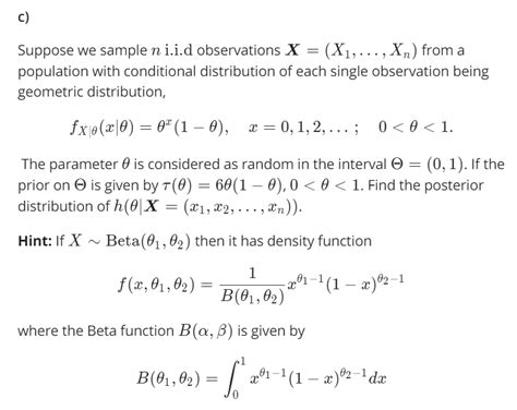 Solved C Suppose We Sample Ni I D Observations X X1 Chegg