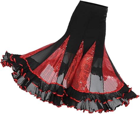 Flamenco Falda Falda Maxi Falda Larga Falda Cl Sico De Baile De Tango