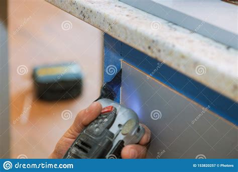 Cabinet Furniture Cutting Oscillating Multi Function Power Tool On