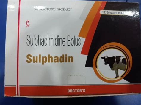 Tablet Sulphadimidine Sulphadin Sulfanilamidine Bolus For Clinical