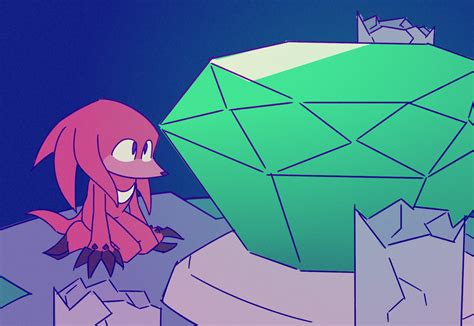 Knuckles And The Master Emerald Rsonicthehedgehog