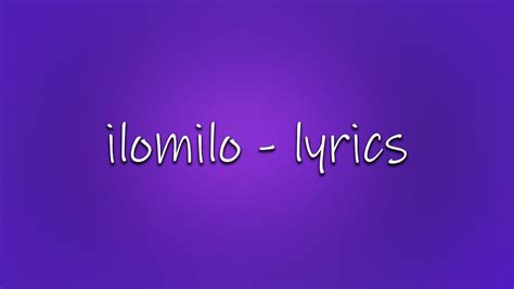 Billie Eilish Ilomilo Lyrics Youtube