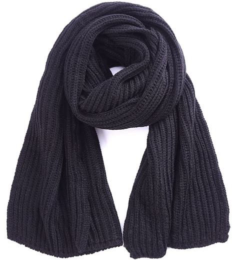 Soft Winter Scarves Warm Knit Scarves for Outdoor Knitted Womens ...