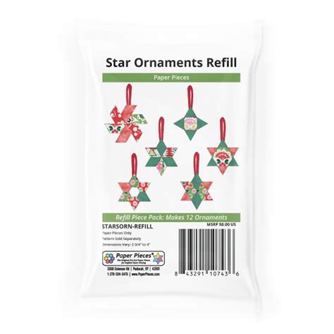 Star Ornaments by Paper Pieces