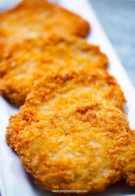 Fried Pork Cutlets Recip Zoid