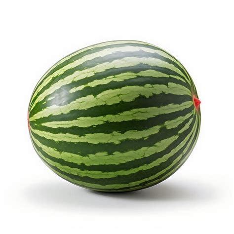 Premium Photo Isolated Of Densuke Watermelon Showcasing Its