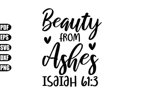 Beauty From Ashes Svg Graphic By Creativekhadiza Creative Fabrica