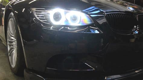 BMW M3 ONEighty Custom Headlights E90 E92 E93 LED Angel Eyes LCi