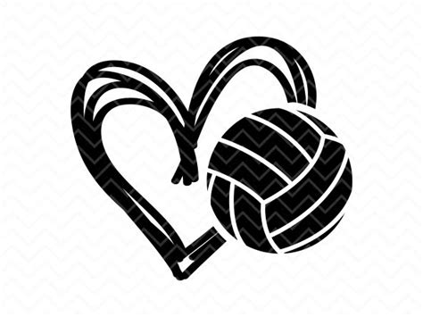 Heart Shaped Volleyball Clipart Clip Art Library Clip Art Library The