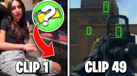 50 Clips That Prove Nadia Is Cheating In Warzone Youtube