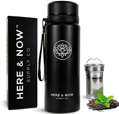 Amazon Vesmoon Tea Infuser Bottle Oz Insulated Water Bottle