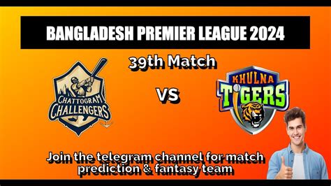 BPL 2024 Chattogram Challengers Vs Khulna Tigers 39th Match