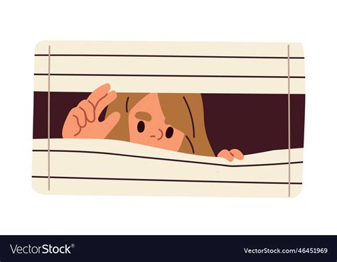 Girl Peeping In Window