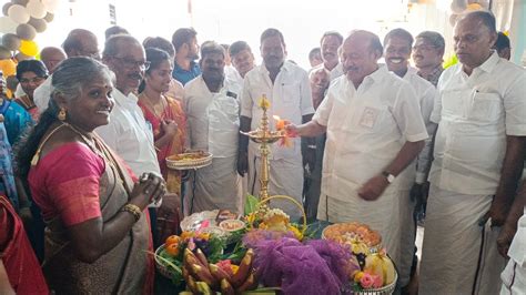 பாரி உணவகம் திறப்பு விழா அமைச்சர் MRK.பன்னீர்செல்வம் அவர்கள் திறந்து ...