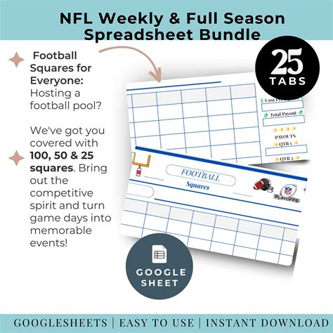 Football Weekly Pick Em Pool With Points Printable Sheet Pro Football