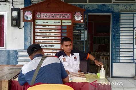 Kpu Mukomuko Tetapkan 586 Tps Pemilu 2024 Antara News