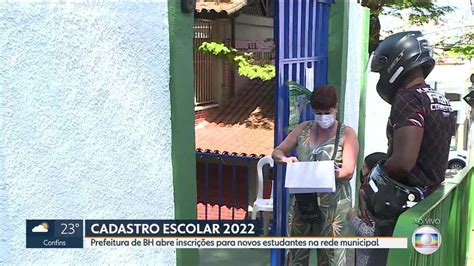 Vídeo Prefeitura De Belo Horizonte Abre Cadastro Escolar Para 2022 A