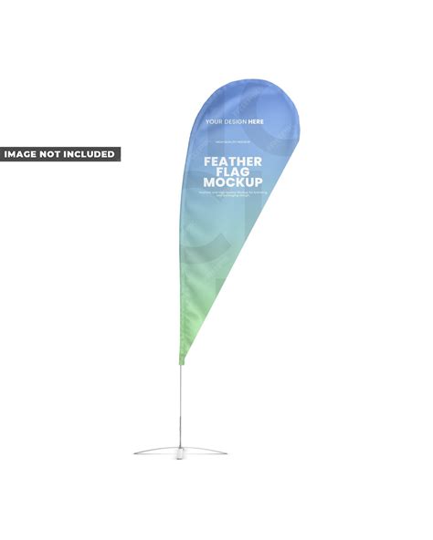 Premium PSD | A blue and green flag with a blue and green design on it