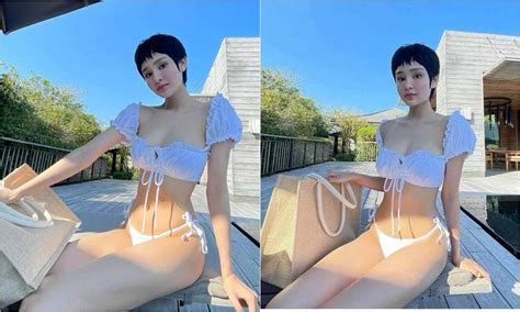 Hiền Hồ diện bikini khoe 3 vòng nóng bỏng nuột nà mừng sinh nhật tuổi 24
