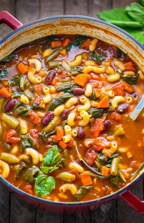 Italian Minestrone Soup Makes A Great Dinner