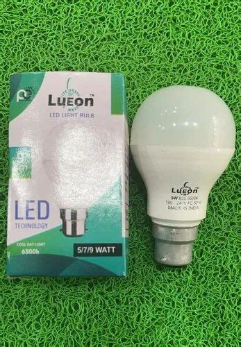 Round Cool Daylight W Lueon Led Light Bulb For Indoor Base Type B