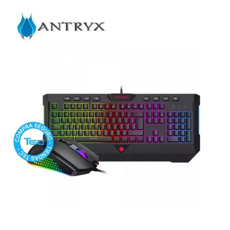 Kit Teclado Y Mouse Antryx Chrome Storm Gc Tiendas Tec