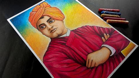 Swami Vivekananda Drawing Tutorial