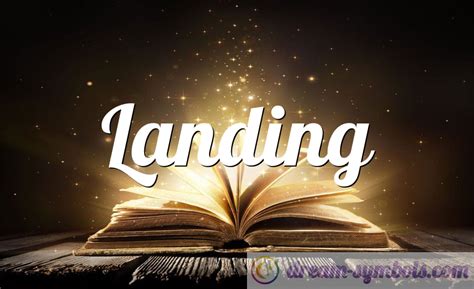landing dream meaning  interpretation