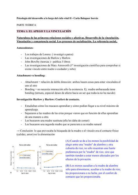 Apuntes Tema 1 Psicología Del Desarrollo A Lo Largo Del Ciclo Vital