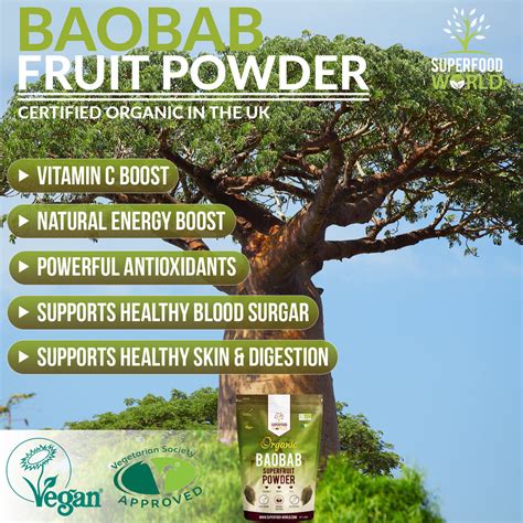 Organic Baobab Superfruit Powder Superfood World