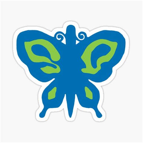 "Jojo Butterfly Logo" Sticker for Sale by misssmaya | Redbubble