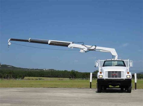 Gmc 7500 National N80a Knuckleboom Crane Winch Boom 2000 Bucket