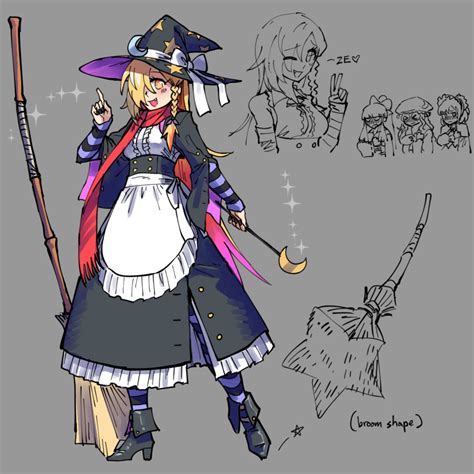 Safebooru Alice Margatroid Alternate Costume Alternate Hairstyle Apron Blonde Hair Bow Broom