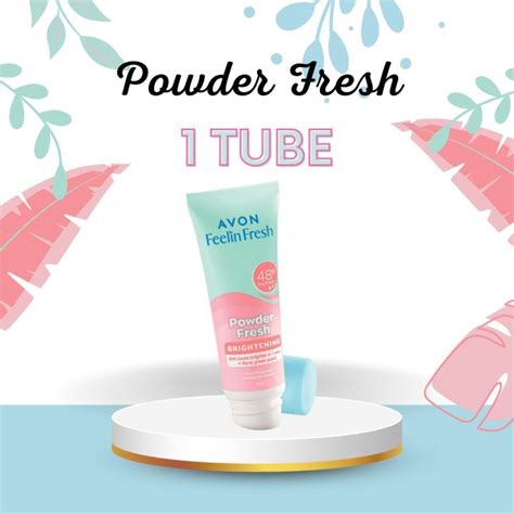 Avon Feelin Fresh Powder Fresh Quelch 55g 1 Tube Non Sticky