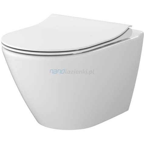 Cersanit CITY OVAL/ECONOMY S701-744 Zestaw podtynkowy WC przycisk MOVI ...