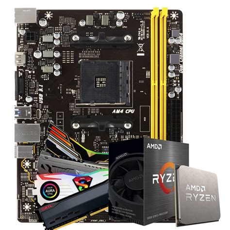 Kit Upgrade AMD Ryzen 5 5600G Biostar A320MH DDR4 8GB Terabyte