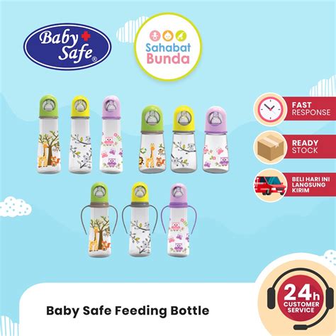 Jual BABY SAFE Botol Susu Bayi 125ml 250 Ml Babysafe Feeding Bottle