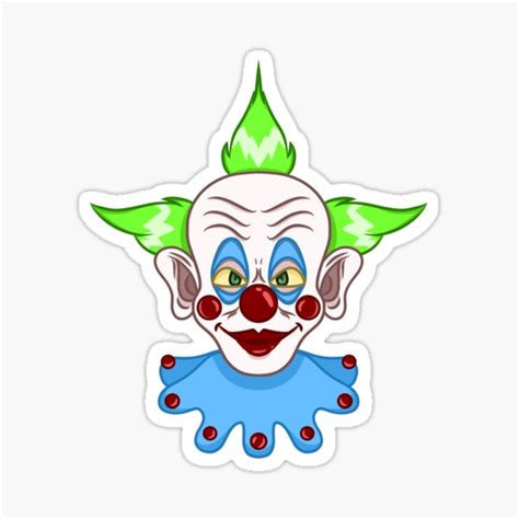 "Shorty the Klown" Sticker for Sale by TheKitsuneZone | Redbubble