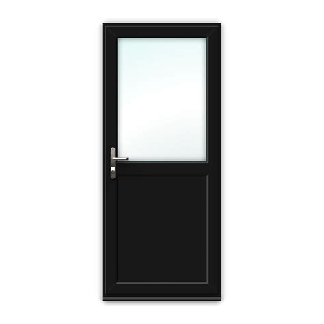 Half Glass UPVC Back Door Flying Doors