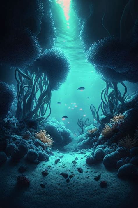 Underwater Landscape Zeichnen Lernen Projekte Zeichnen