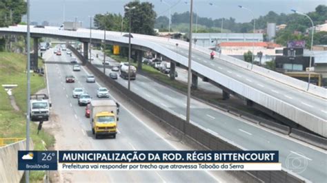 Rodovia R Gis Bittencourt Municipalizada No Trecho De Tabo O Da Serra