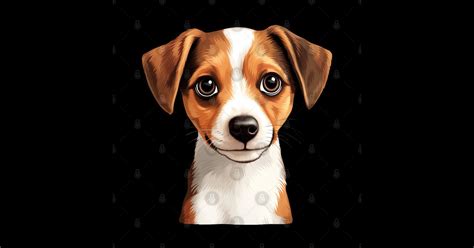 Cute Kawaii Jack Russel Puppy Jack Russell Lover Sticker TeePublic