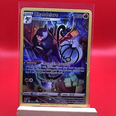 NM Pokemon Lost Origin Chandelure Full Art FA Trainer Gallery TG04