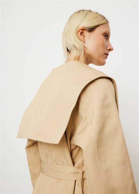 Heavy Twill Oversized Trench Coat