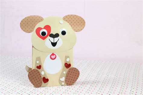 Fave Find Puppy Valentine Card Holder Valentines Card Holder Puppy