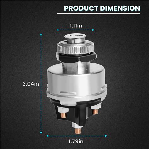 Interruptor de Encendido Universal 4 posición 12V para Coche