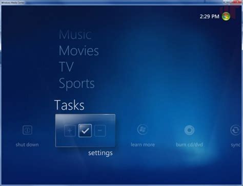 Windows Media Center Os Vastbi