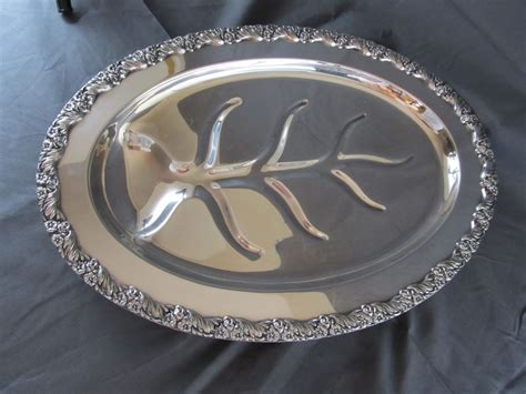 Silver Plated Platter from thesteffencollection on Ruby Lane