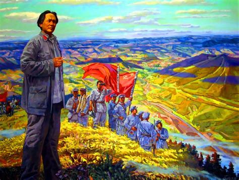 Mao Zedong Leading The Long March