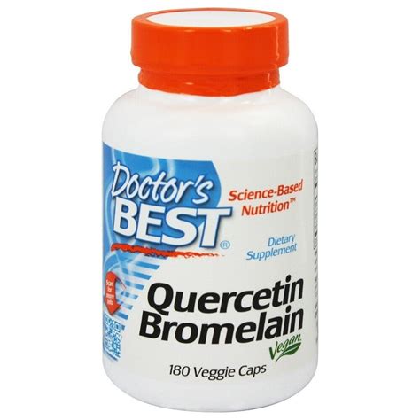 Doctor S Best Quercetin Bromelain Vegan Circulatory Support 180